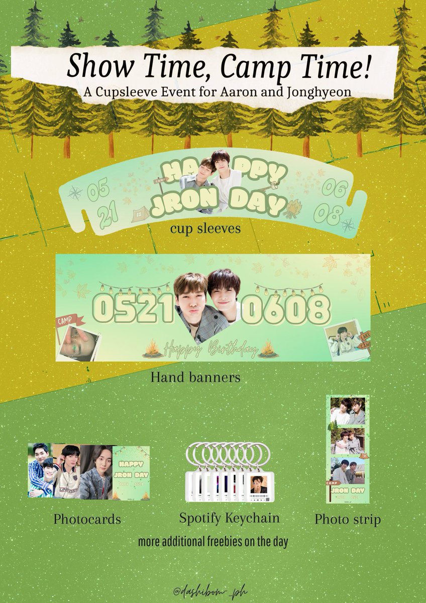 Mechanics:

🌱 1 drink = 1 set of freebies
🌱 Please get a claim stub from the staff to claim your freebie kit.
🌱 This is a come and go event. However, we have giveaway events/games for those who would like to stay :) Prizes include photocards and fanmade dolls.