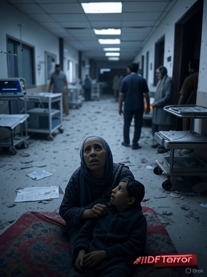 LovejoyCharidz1's tweet image. The IDF’s relentless bombing of Gaza’s hospitals &amp;amp; schools, killing thousands, spreads terror across a trapped population. Starving civilians with aid blockades is collective punishment. This is terrorism—label it as such! #IDFTerror #GazaUnderAttack