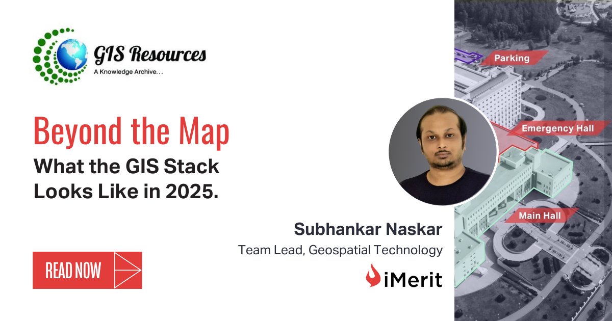 iMerit Technology (@imeritdigital) on Twitter photo Mapping the future? Subhankar Naskar, Team Lead – Geospatial Tech at iMerit, shares his thoughts on what the <a href="/GISResources/">GIS Resources</a> stack will look like in the AI world.
Read here: gisresources.com/beyond-the-map………
#GIS #AI #Geospatial #TechLead #iMerit #FutureOfMapping #ThoughtLeadership Mapping the future? Subhankar Naskar, Team Lead – Geospatial Tech at iMerit, shares his thoughts on what the <a href="/GISResources/">GIS Resources</a> stack will look like in the AI world.
Read here: gisresources.com/beyond-the-map………
#GIS #AI #Geospatial #TechLead #iMerit #FutureOfMapping #ThoughtLeadership