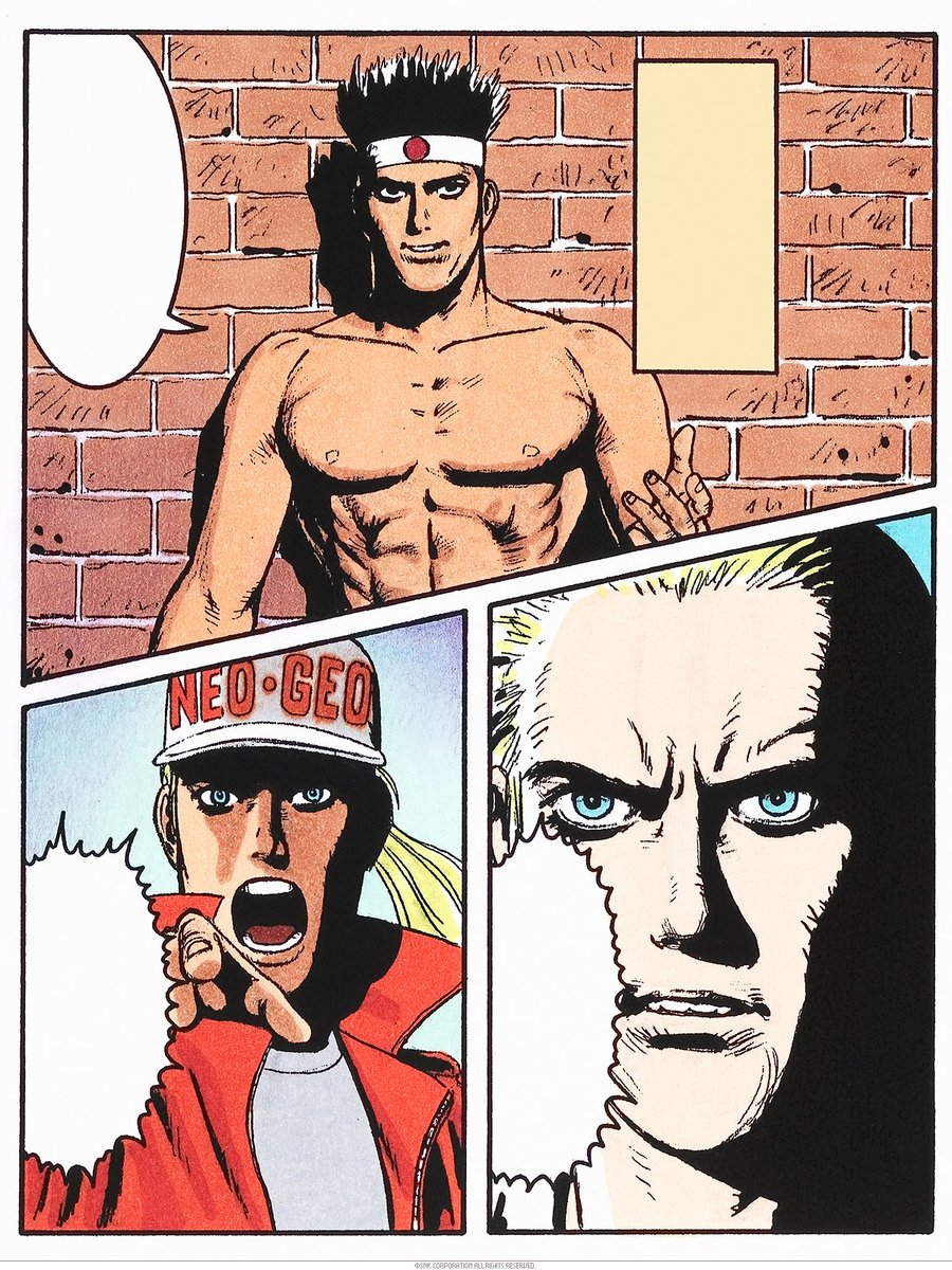 こちらもドゾ( ｡･ω･｡)つ 
#餓狼伝説
#前回のコメントも含めすべて拝見しました
#皆さんセンスが光ってますね