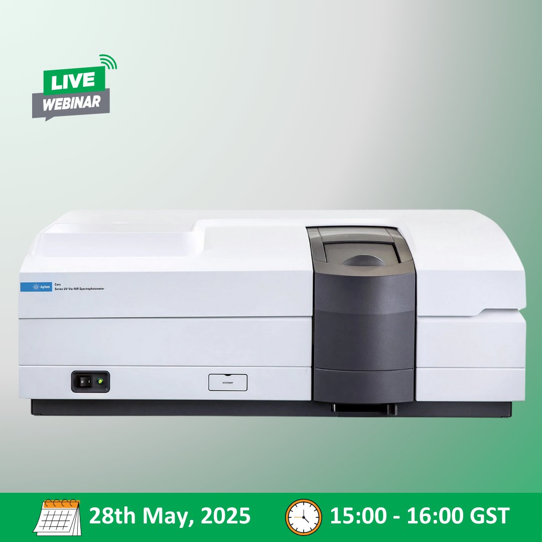 Join us for an insightful and interactive webinar as <a href="/Agilent/">Agilent Technologies</a> unveils its latest advancements in molecular spectroscopy featuring cutting-edge solutions in.

Register Now: attendee.gotowebinar.com/register/87663…

#AgilentTechnologies  #MolecularSpectroscopy #gba