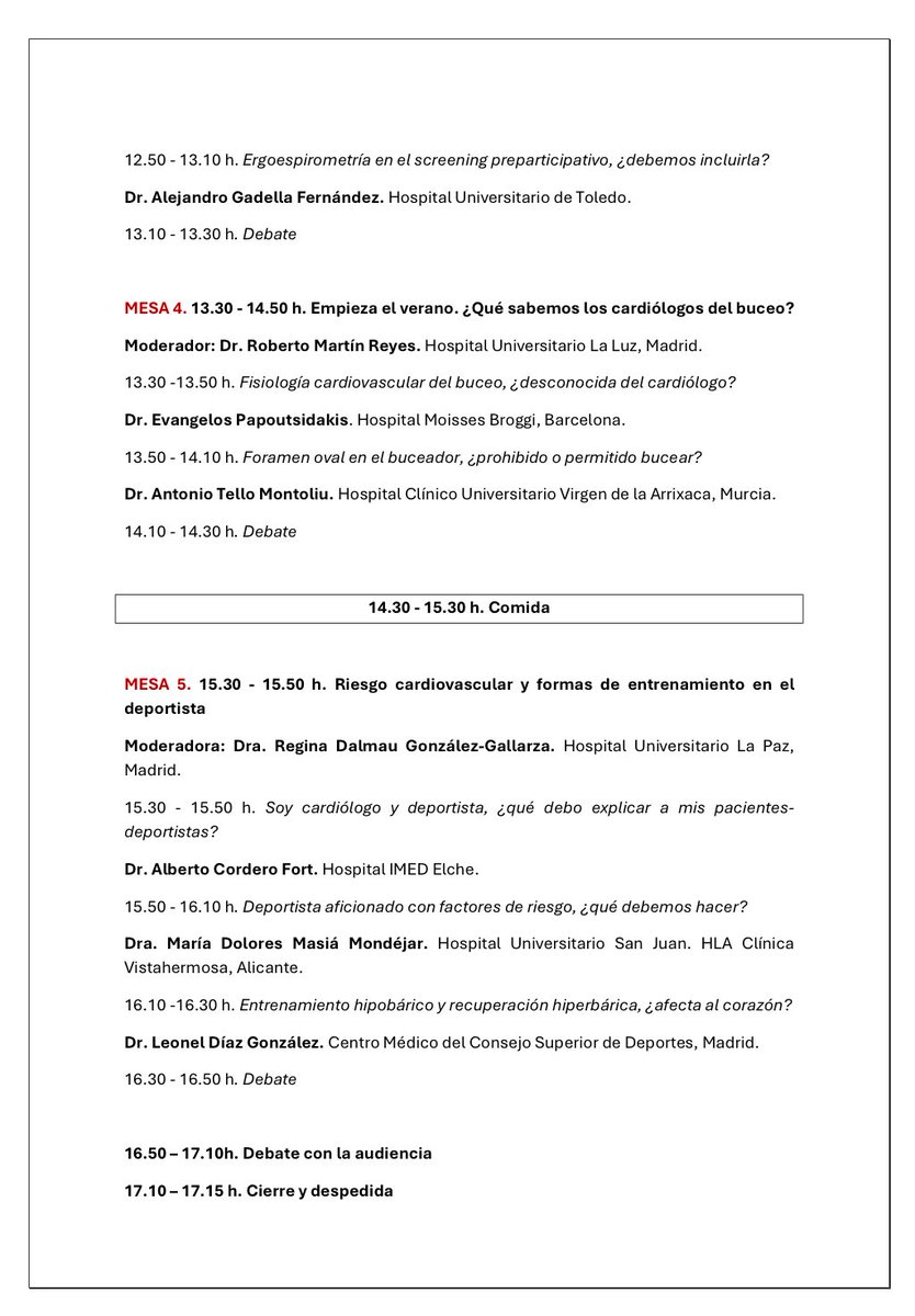 ⚽️ 🏀 Interesado en cardiología y deporte… no te pierdas este curso con temas de actualidad <a href="/AEMEF_/">AEMEF</a> <a href="/medicosbasket/">AEMB</a>
🗓️20 Junio 2025. Casa del Corazón
✏️ inscripción
secardio.es/41hEJHQIc <a href="/femedeporte/">SEMED_FEMEDE</a> 
<a href="/javieryanguas/">Javier Yanguas Leyes</a> <a href="/doctorinigo/">Iñigo San Millán</a> <a href="/Olympia_GrupoQS/">Olympia-Grupo Quirónsalud</a> <a href="/dradolfomunoz/">Dr. Adolfo Muñoz</a> <a href="/ManoloRodrigue/">Manuel Rodríguez</a>