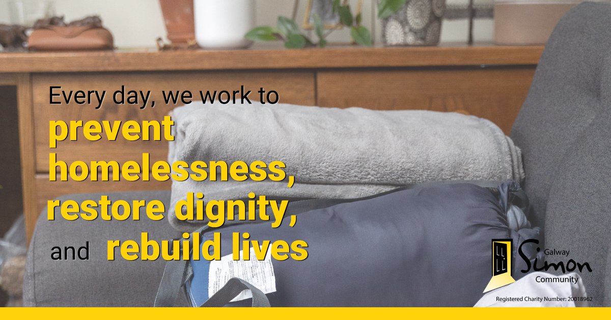 We support people in Galway, Mayo and Roscommon who are facing homelessness. We are here for people when they need us, for as long as they need us. Learn more 👉galwaysimon.ie/our-work/

#GalwaySimonCommunity