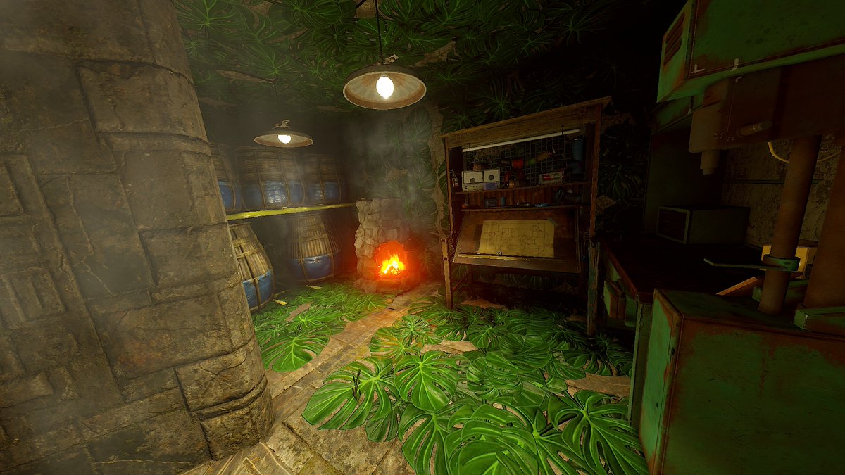 Hey! Take a look ^_^ 
This week I made Monstera Leaf Rug V.2 I hope you like it!🍃
Steam Link: 
steamcommunity.com/sharedfiles/fi…

 #rust #rustskins #rustworkshop