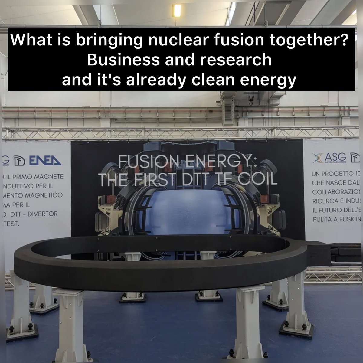 The real and current goals of nuclear fusion in a Italy are there but they are not as told. Before energy we are creating collaboration
wired.it/article/fusion…