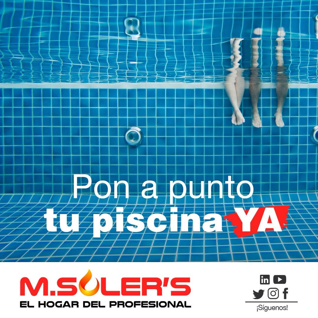 💧🌞 Ya es casi junio… ¿y todavía no tienes lista tu piscina para el verano? ¿A qué estás esperando? En @msolers queremos ayudarte a disfrutar al máximo del buen tiempo, y la clave para ello es tu piscina. ¡Déjanos ponerla a punto para ti!

📞 96 665 56 82