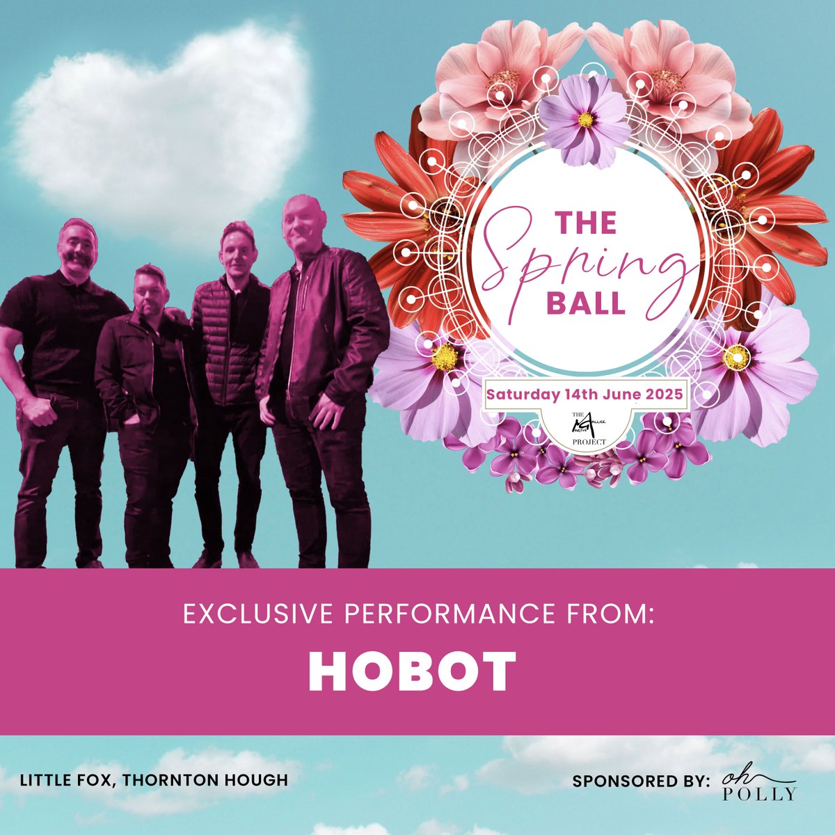 🥁Back for another year... Hobot will be performing at this year's Spring Ball.

£60 a ticket or £450 for a table of eight.

Tickets can be purchased over at themartingallierproject.org