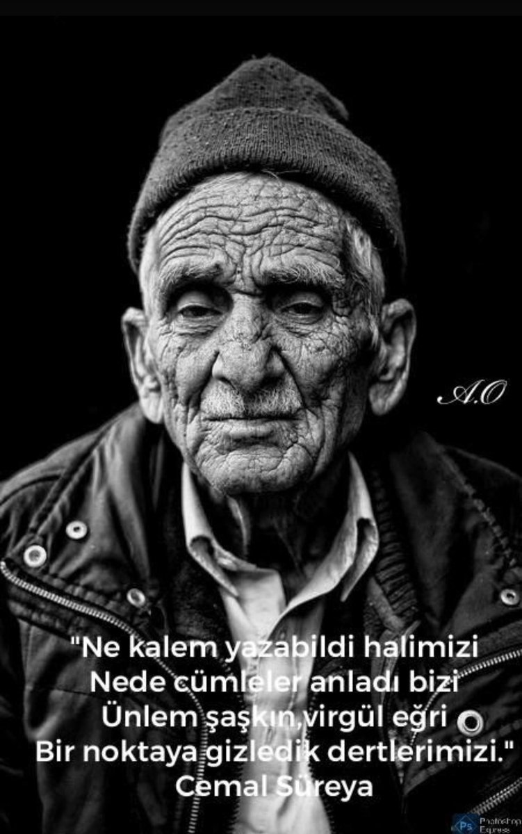 c_sureya's tweet photo. Ne kalem yazabildi halimizi,
Ne de cümleler anladı bizi.
Ünlem şaşkın,
Virgül eğri,
Bir noktaya gizledik dertlerimizi..

Cemal Süreya https://t.co/n1f93YW0g9