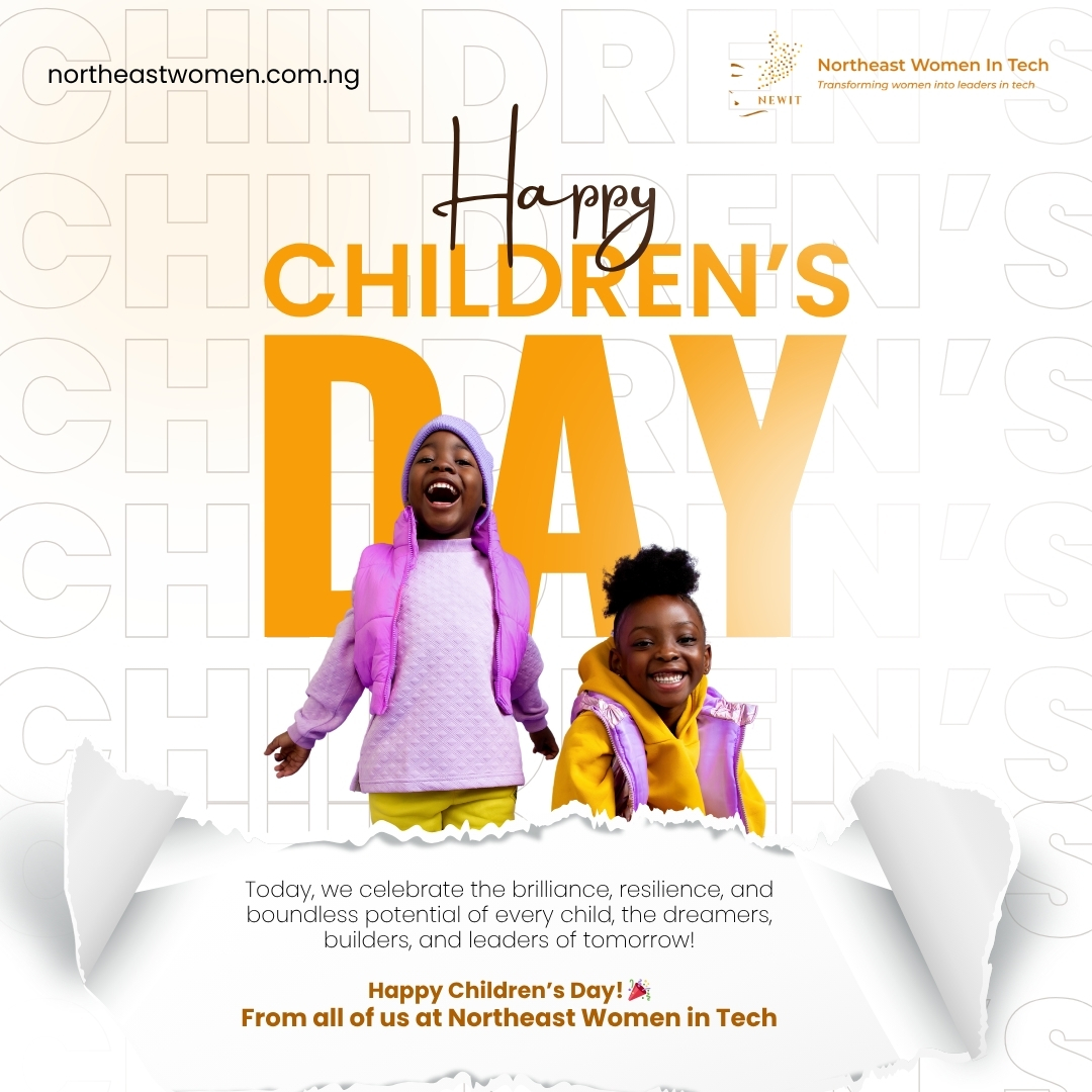 newomenintech's tweet photo. Today, we celebrate the energy, imagination, and brilliance of the next generation!
Happy Childrenโs Day from all of us at Northeast Women in Tech! ๐๐ค
#ChildrensDay2025 #NEWIT #GirlsInTech #FutureInnovators #TechForGood #DigitalInclusion #YouthEmpowerment #STEMEducation https://t.co/gyRl3nmN9S