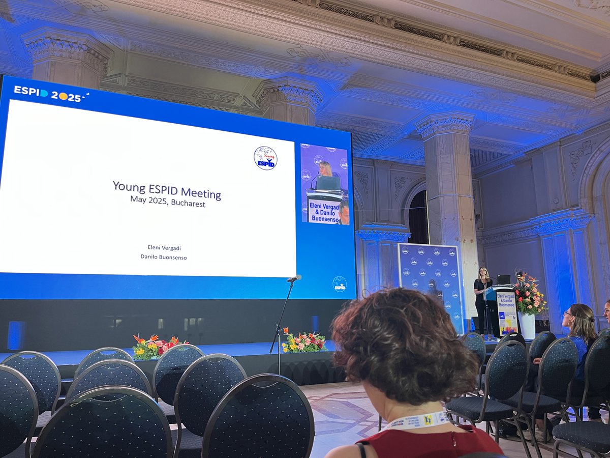 The day starts with #YoungESPID AGM - <a href="/ESPIDsociety/">ESPIDSociety</a> , <a href="/EleniVergadi/">Eleni Vergadi</a> and all the Young ESPID team members are doing an amazing job to support young #paediatricinfectiousdiseases professionals in education and research across Europe!

<a href="/EleniVergadi/">Eleni Vergadi</a> #ESPID2025 #ESPIDInspires