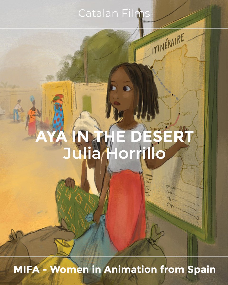 Beautiful news from <a href="/annecyfestival/">Annecy Festival</a>✨

AYA IN THE DESERT by Julia Horrillo has been selected at <a href="/annecyfestival/">Annecy Festival</a> at the Women in Animation from Spain showcase!🌷

🎬 Produced by <a href="/AlhenaProd/">AlhenaProduction</a> #lesfilmsdulezard #rijafilms

<a href="/cultura_cat/">Cultura</a> <a href="/icec_cat/">Empreses culturals</a>