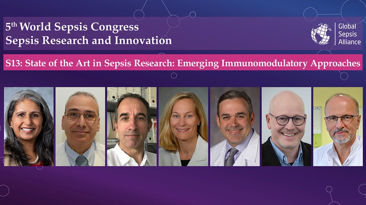 Session 13: 'State of the Art in #Sepsis Research: Emerging Immunomodulatory Approaches' from the 5th #WorldSepsisCongress is now available to rewatch:

YouTube 👉 youtu.be/WAncZjr0G1A
Podcast 👉 worldsepsiscongress.org/podcast
(or wherever you get your podcasts)

Two sessions are