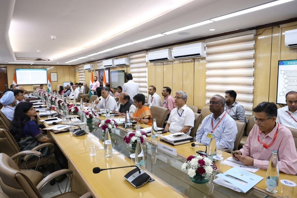 Manohar Nadendla (@mnadendla) on Twitter photo Attended the 9th BIS Governing Council meeting chaired by Hon. Minister for Consumer Affairs, Food &Public Distribution,GOI <a href="/JoshiPralhad/">Pralhad Joshi</a> ji at Krishi Bhawan. BIS’s strides in quality and Safety standards over the past decade are commendable, empowering consumers & boosting Attended the 9th BIS Governing Council meeting chaired by Hon. Minister for Consumer Affairs, Food &Public Distribution,GOI <a href="/JoshiPralhad/">Pralhad Joshi</a> ji at Krishi Bhawan. BIS’s strides in quality and Safety standards over the past decade are commendable, empowering consumers & boosting