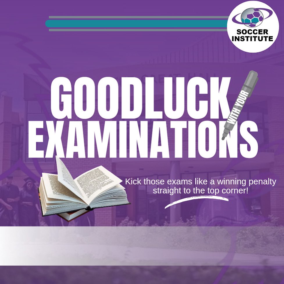 Wishing you the very best of luck in your exams! Stay focused, trust your preparation, and give it your all. You’ve got this! 💜🦅

#NWUEagles #MyNWU #NWUSports
