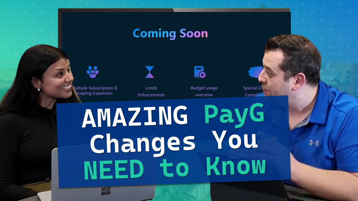 vladcatrinescu's tweet image. ⚠️ Rolling out Pay-As-You-Go in Microsoft 365?  Watch this first.
Microsoft just introduced departmental billing, spending limits, and reporting tools — but there are a few things you should know before enabling it.

🎥 buff.ly/rQogTQv

#Microsoft365 #PayAsYouGo #ITAdmin