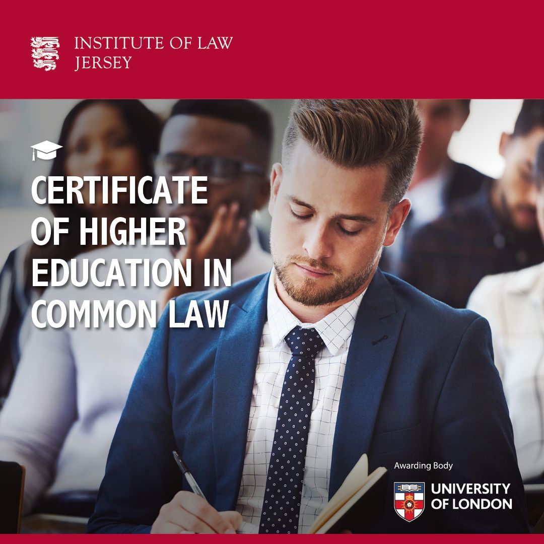 Boost your career with a recognised legal qualification. Earn the Certificate of Higher Education in Common Law in just 1 year. Ideal for professionals in civil service, law enforcement, legal support, banking &amp; finance. More info ➡️  lawinstitute.ac.je/certhe/