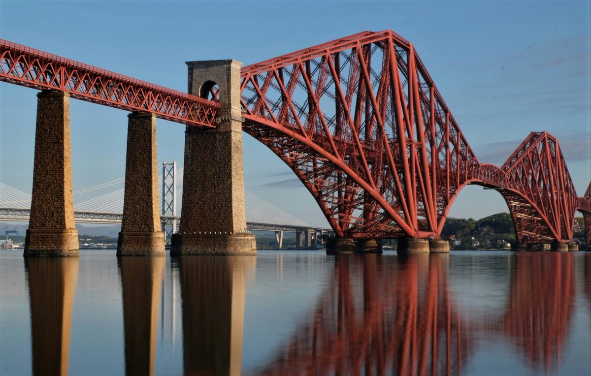 🏗️ Standing tall, the Forth Rail Bridge weaves stories of steel and strength over the Firth of Forth. A marvel of engineering, it unites past and present, reminding us that some connections are built to withstand the test of time.
#ForthRailBridge #EngineeringMarvels  #Scotland