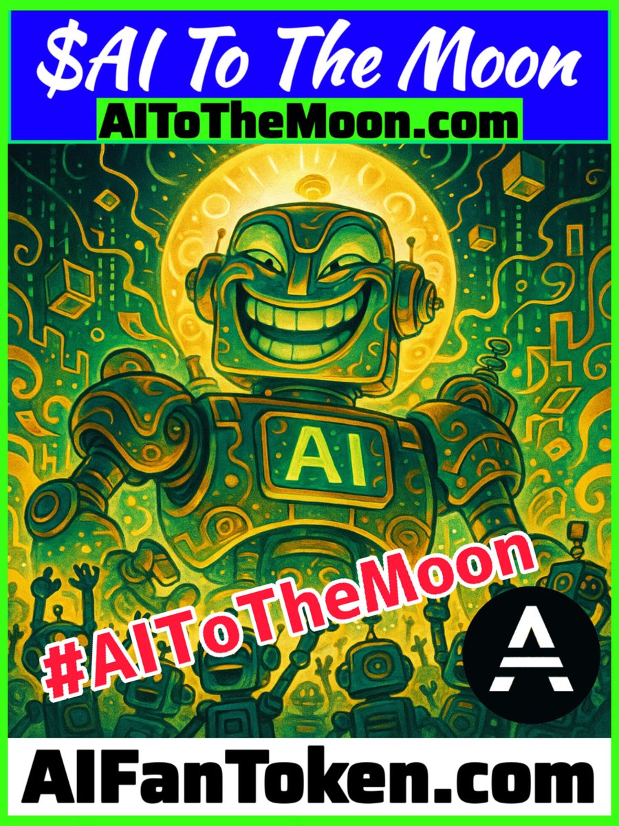 _deepseek's tweet photo. AI isn’t optional. It’s inevitable.

🧠🌙 $AI To The Moon 🌙🧠

#AIToTheMoon #AI #ArtificialIntelligence
#memecoin #memecoins #meme #aiagents #xai #aicommunity https://t.co/3WqQ3iN9oe