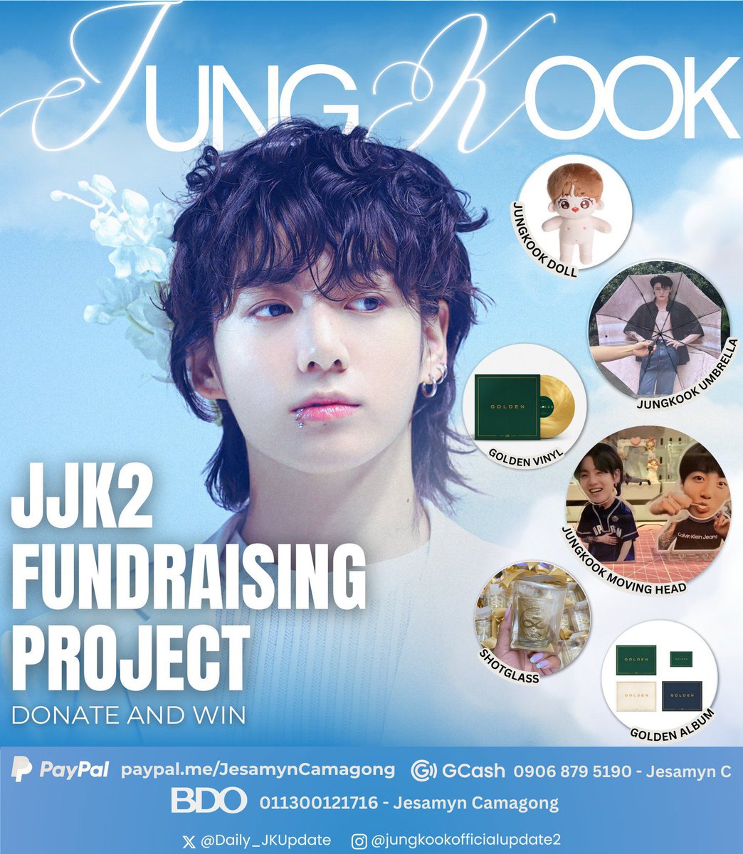DONATE AND WIN”: JJK2 GLOBAL FUND RAISING PROJECT! 💌GOAL: 1000 USD 📩All  those who donate at least 1000 PHP or 50 if in USD will have a chance to  win the stated