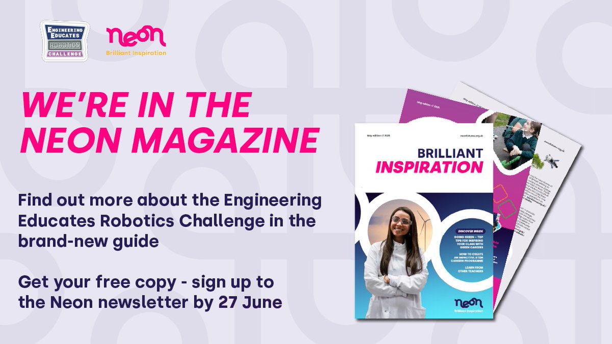 We’re in the @neon_futures magazine! Get your free how-to STEM magazine today &amp; discover:
💡Exciting, experiences to book on Neon
🚀Top tips for inspiring with sustainability
📍STEM careers provision support &amp; free guide
Register for the magazine for free: ow.ly/5scQ50VWTTX