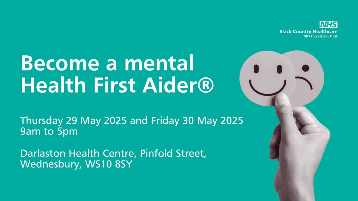 Our first Mental Health First Aid training event kicks off on Thursday 29 May 2025 – and there’s still time to join!

💬 Recognise warning signs
💙 Start supportive conversations
🧠 Understand factors that affect mental health 

👉 Book now: ow.ly/ybpY50VXGT7