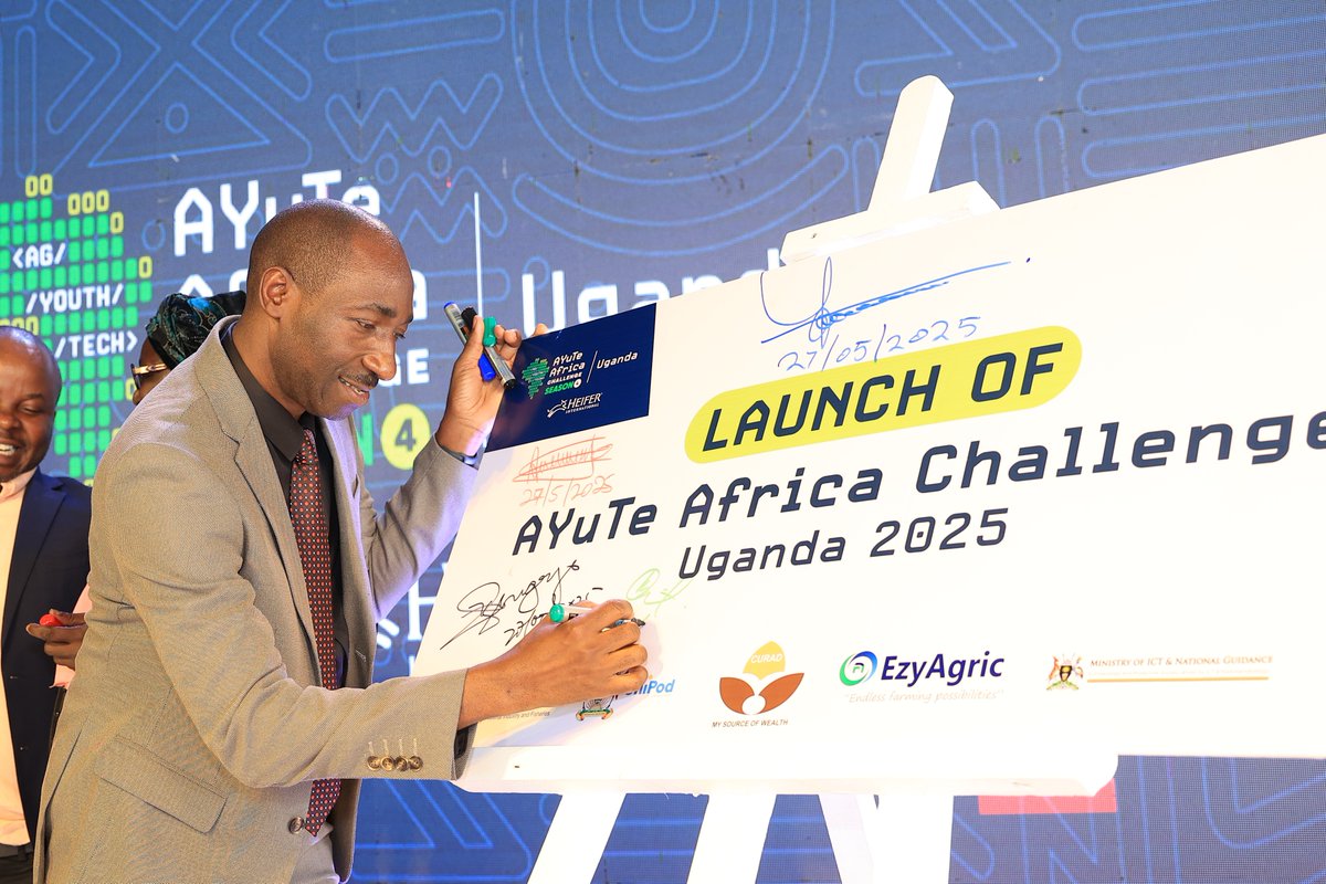 Season 4 is officially LIVE!
AYuTe Africa Challenge Uganda is back, bigger and bolder.
Think your solution can transform agriculture? Apply now and show us how you’ll Tech It There

Submit your application on nuel.ink/Py2Syq

#AYuTeUG25 #TechItThere