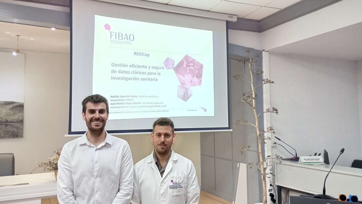 Fibao (@fibao) on Twitter photo Esta mañana en el <a href="/TorrecardenasHU/">Hospital Universitario Torrecárdenas</a>, #FIBAO ha presentado REDCap como herramienta clave para la gestión segura de datos clínicos en investigación. ¡Gracias al personal sanitario por su participación!
#FIBAO #REDCap #InvestigaciónSanitaria Esta mañana en el <a href="/TorrecardenasHU/">Hospital Universitario Torrecárdenas</a>, #FIBAO ha presentado REDCap como herramienta clave para la gestión segura de datos clínicos en investigación. ¡Gracias al personal sanitario por su participación!
#FIBAO #REDCap #InvestigaciónSanitaria