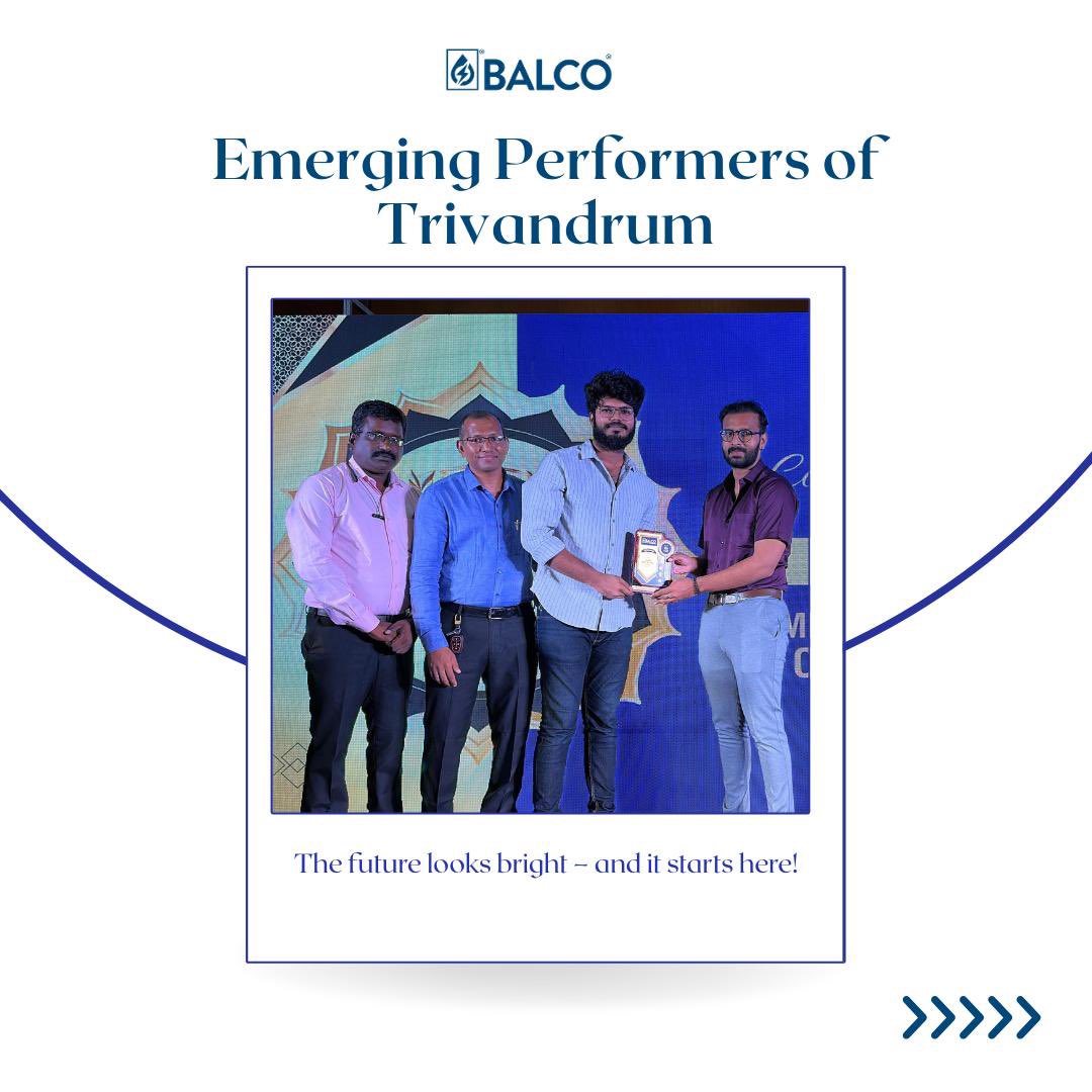 balcopvcpipes's tweet photo. Rising Stars of Trivandrum!
A big shoutout to our Emerging Performers — new voices making a bold impact.
Your energy, passion, and potential are truly inspiring. The future looks bright with leaders like you on board! 🌟
#EmergingPerformer #FutureLeaders #BALCODealers https://t.co/llFQQBfV7B