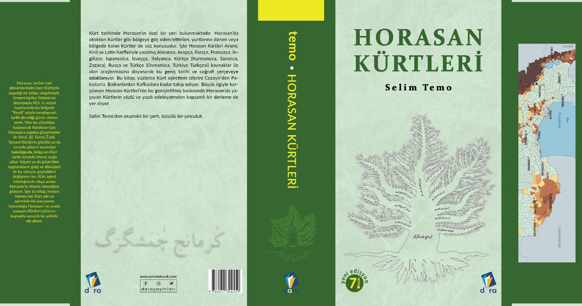 "Horasan Kürtleri"nin 7. baskısı matbaaya gitti. Yakında kitap olan her yerde...

Kürt tarihinde Horasan’ın özel bir yeri bulunmaktadır. Horasan’da otokton Kürtler gibi bölgeye göç eden/ettirilen, yurtlarına dönen veya bölgede kalan Kürtler de söz konusudur. İşte "Horasan