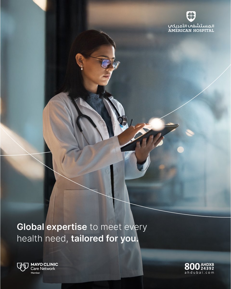 At American Hospital Dubai, knowledge knows no borders.

Backed by global collaboration through the Mayo Clinic Care Network, our experts combine international insight with local excellence to deliver precision-driven care—uniquely tailored to your health journey.

Whether