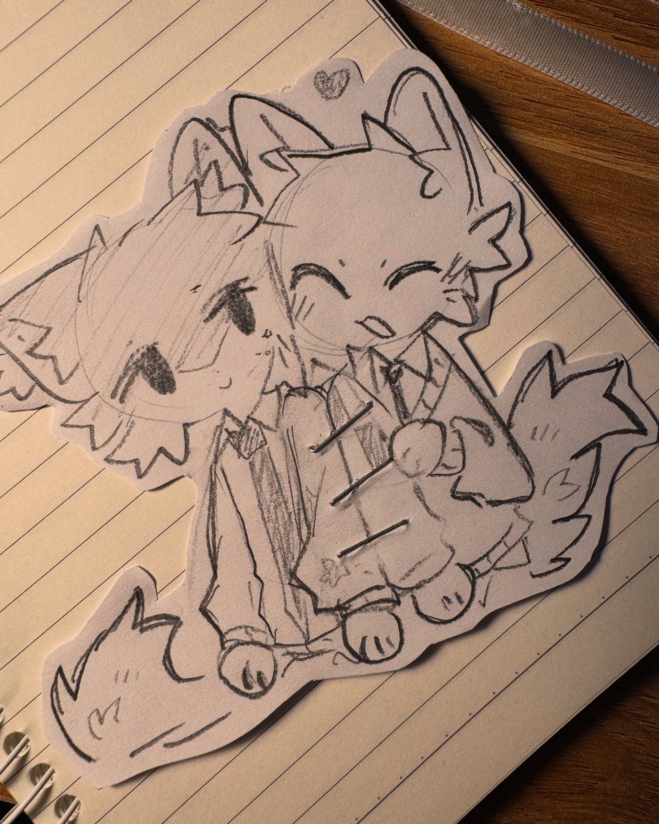Stapled together <3
