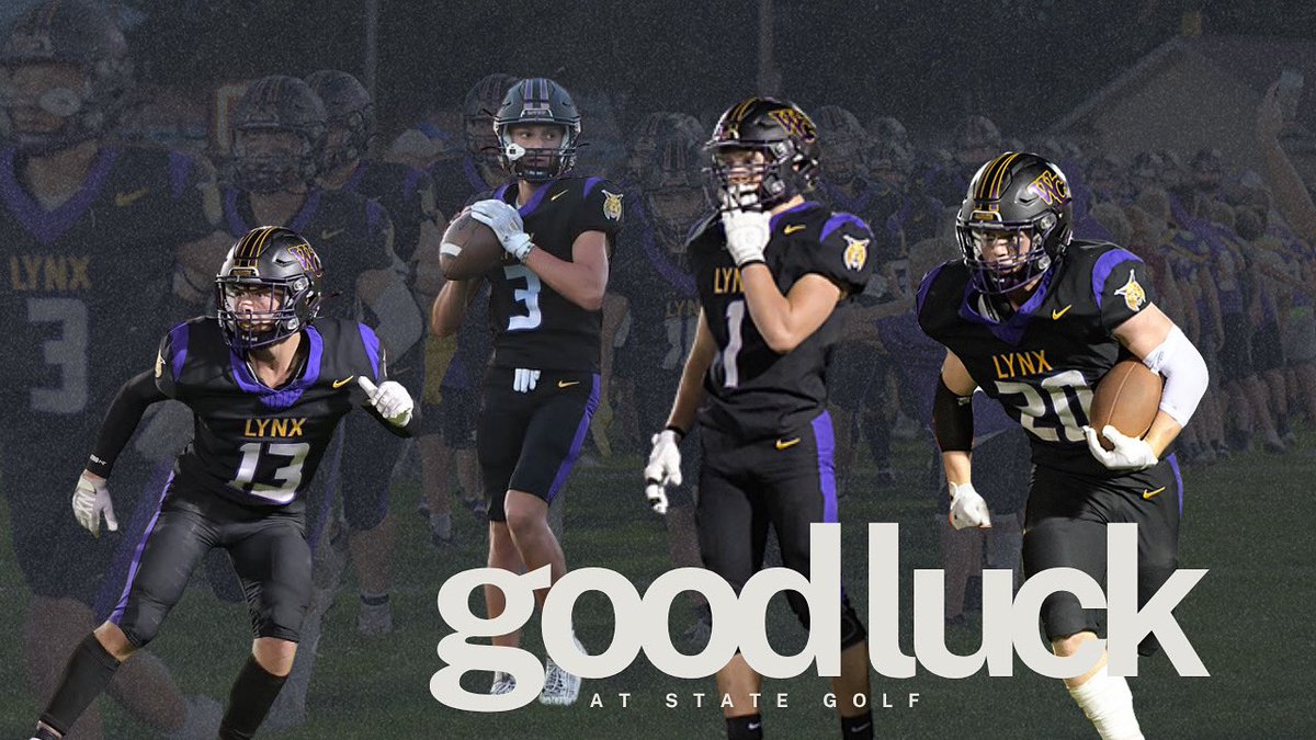 Good luck to these guys and the rest of the golf team at State today!!