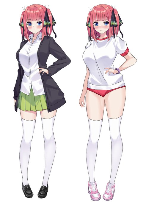 ギャル化とかではないが二乃描いた