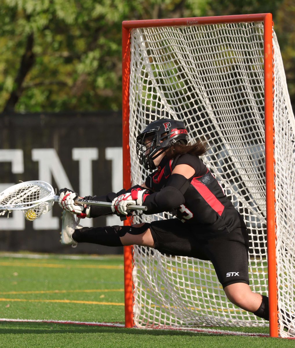 One of the top highlights from the spring season was a record-setting day in goal by Lillian C. '27. Lillian came up with twenty-seven saves against Lawrenceville in a MAPL game. Twenty-seven saves set the mark for most saves in a single game. Well done, Lillian!