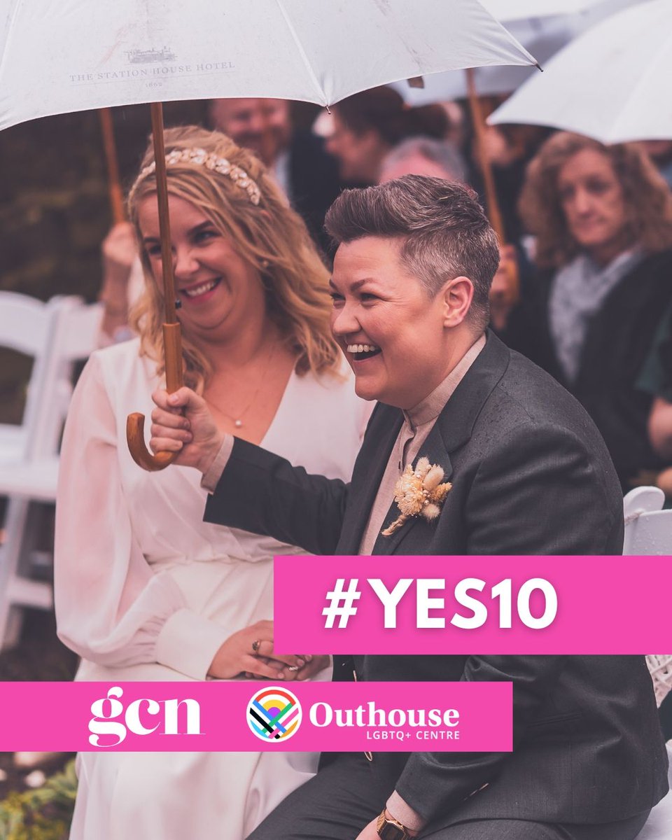 GCNmag's tweet photo. The fruits of the referendum's success are still being felt today, with 3.3% of total marriages annually since 2016 being same-sex! Here's to many more π₯π To be featured in our #YES10 campaign in collaboration with @outhouse_dublin, use this form π https://t.co/3PC0KSYiVY https://t.co/pDuwXIjafJ