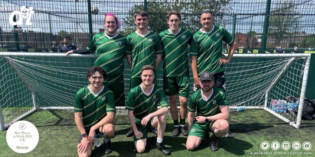 d3t (@d3tltd) on Twitter photo We were delighted to take part in the <a href="/SpecialEffect/">SpecialEffect</a> Games Industry Football 5''s Series in Liverpool last week!
A huge thanks to <a href="/SpecialEffect/">SpecialEffect</a> for hosting this great event for such a worthwhile cause, and congratulations to all of the teams involved.
#GoTeam #KeywordsStudios We were delighted to take part in the <a href="/SpecialEffect/">SpecialEffect</a> Games Industry Football 5''s Series in Liverpool last week!
A huge thanks to <a href="/SpecialEffect/">SpecialEffect</a> for hosting this great event for such a worthwhile cause, and congratulations to all of the teams involved.
#GoTeam #KeywordsStudios