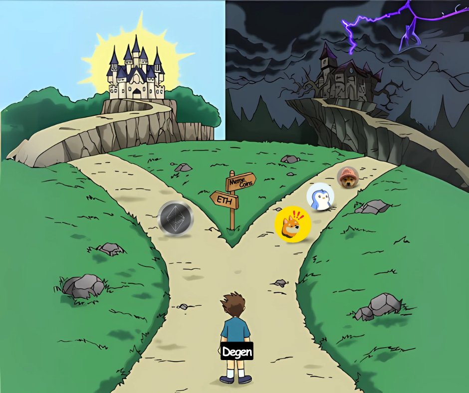 When vibes are up but you're still picking rugs over rollups 💀 

Choose wisely, Ethereum isn’t just a coin, it’s an ecosystem!

#Crypto #ETH