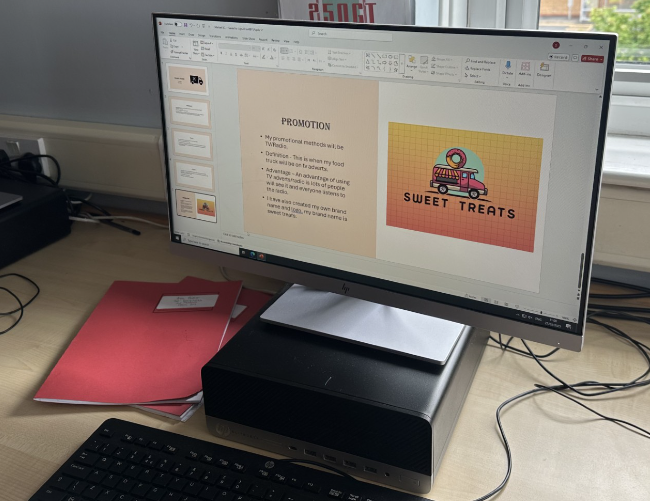 MrMcAloonBusEd's tweet photo. Our S2 Business pupils are making excellent progress with their marketing assignment. Each pupil is applying the marketing mix to their new food truck to sell at the TRNSMT Festival in July. Great ideas @BusEdJPA @johnpaulacademy https://t.co/YoHfuH9LeO