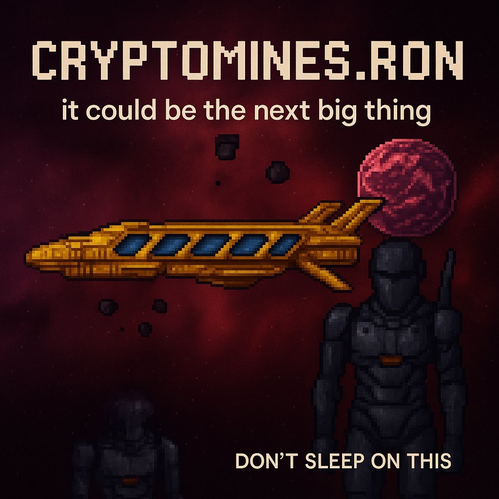 pnatbmt.ron (@pnatbmt) on Twitter photo 🚀 Big News for Our Community! 🚀
We're joining forces with <a href="/CryptoMinesRON/">CyptoMines.Ron</a> — a promising new project at its beginning! 🌟
By collaborating now, we’ve secured the INITIAL COLLAB role, meaning exclusive perks for YOU:
🎁 Guaranteed spots (GTDs)
🎟️ First-come, first-served 🚀 Big News for Our Community! 🚀
We're joining forces with <a href="/CryptoMinesRON/">CyptoMines.Ron</a> — a promising new project at its beginning! 🌟
By collaborating now, we’ve secured the INITIAL COLLAB role, meaning exclusive perks for YOU:
🎁 Guaranteed spots (GTDs)
🎟️ First-come, first-served