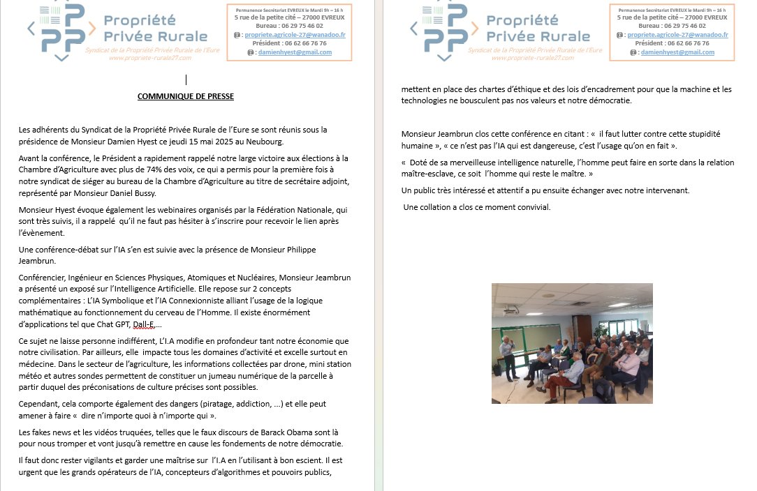 Syndicat de la Propriété Privée Rurale 27 tweet media