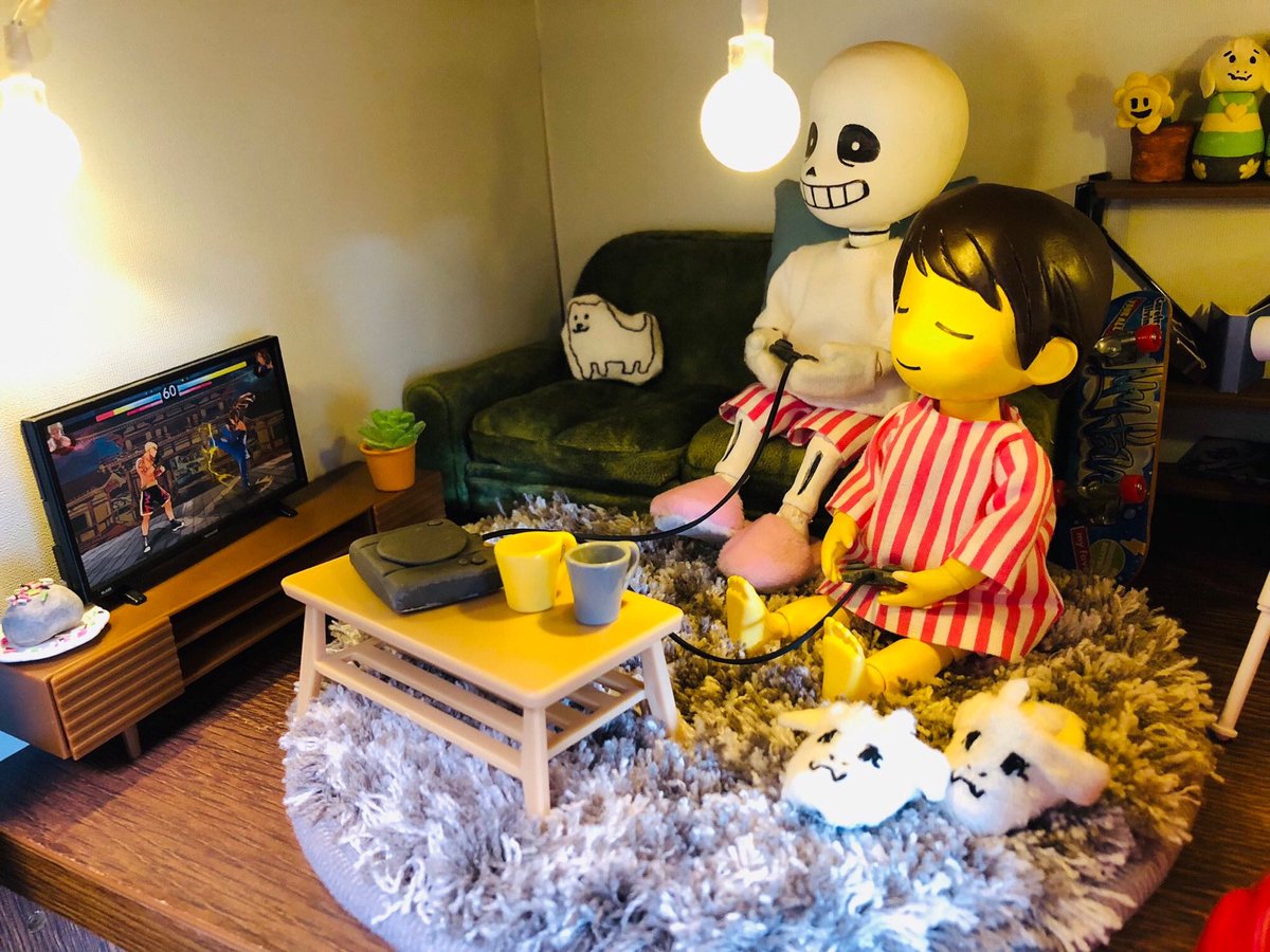 #sansxfrisk
セリアドールパジャマサンフリ