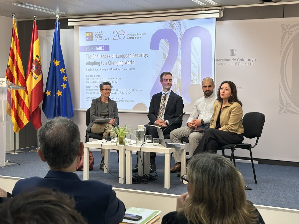 Catalan Gov. EU (@catalonia_eu) on Twitter photo 🌍 As part of its 20th anniversary, <a href="/IBEI/">Institut Barcelona d'Estudis Internacionals</a> reflects on European security and global challenges at today’s event at the Delegation of the Catalan Government @catalonia_eu
🔹 Celebrating two decades of academic excellence and global thinking 🌍 As part of its 20th anniversary, <a href="/IBEI/">Institut Barcelona d'Estudis Internacionals</a> reflects on European security and global challenges at today’s event at the Delegation of the Catalan Government @catalonia_eu
🔹 Celebrating two decades of academic excellence and global thinking