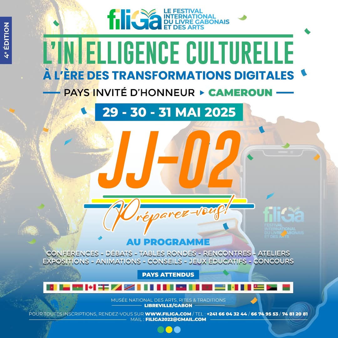nillsmb's tweet photo. Retrouvez moi comme exposant au Festival International du Livre Gabonais et des Arts (Filiga) les 29, 30 et 31 mai 2025

#bâtisseur_dune_jeunesse_active_en_transition https://t.co/FhMt1oOTbt