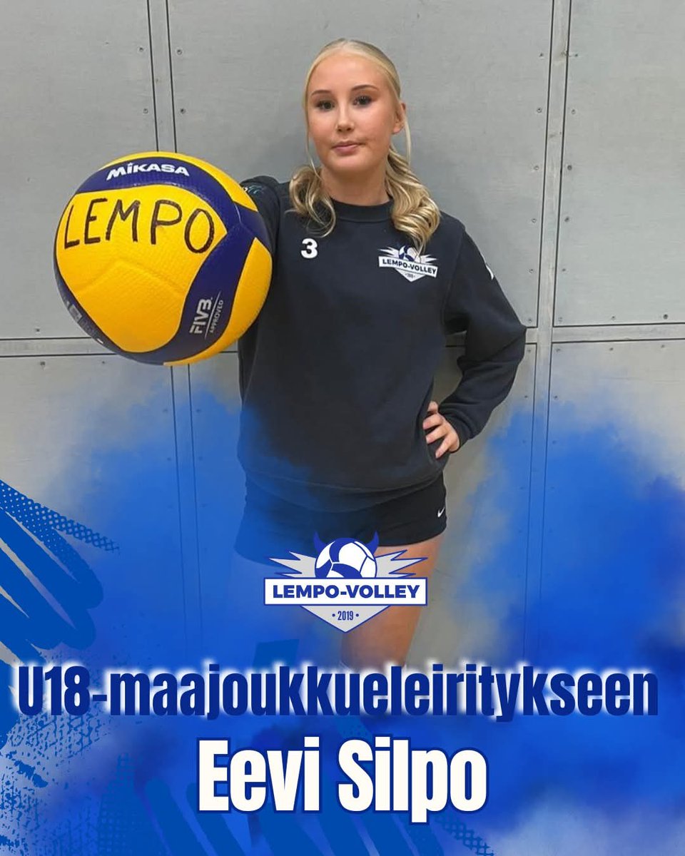 Lempo-Volleyn ja Lempäälän Kisan kasvatti Eevi Silpo valittiin Suomen alle 18-vuotiaiden tyttöjen kesän maajoukkueen katsastusleirille.

Eevi edusti kaudella 2024-25 Lempon naisten 2-sarjajoukkuetta sekä A- ja B-tyttöjä.

Onnea valinnasta!
 lentopallo.fi/uutiset/tyttoj…

#lentopallo