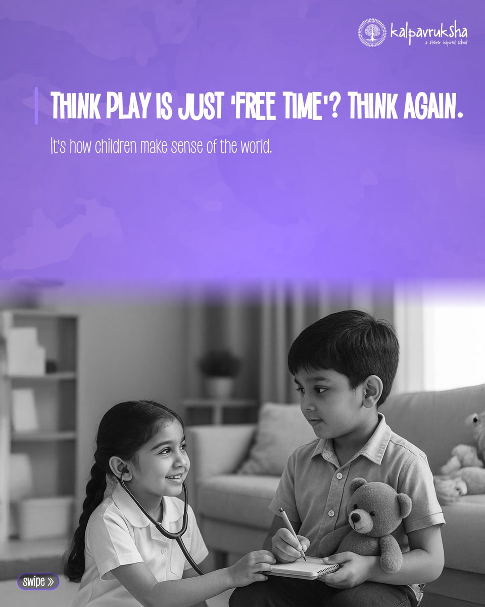 kalpavrukshasc1's tweet photo. Through play, children explore, create, solve problems, and grow. Take it away, and we silence curiosity. 
Protect play, it’s where real learning begins! 🛝

.
#kalpavrukshaschool #waldorfschoolsofindia #mumbaischools #waldorfschool #alternateeducation #steinerschool #play https://t.co/TEyWFMU7EJ