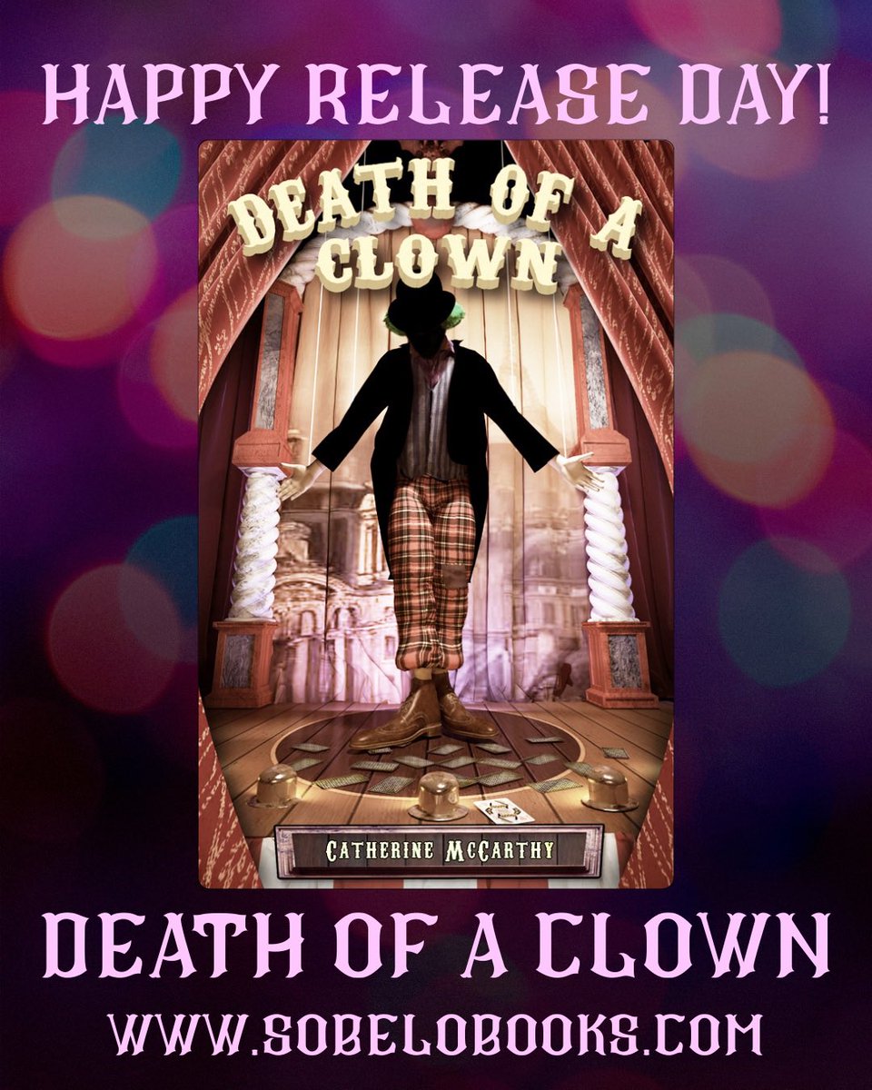 Sobelo Books (@sobelobooks) on Twitter photo Happy Release Day to <a href="/serialsemantic/">Catherine McCarthy🏴</a> and her wonderful novella, DEATH OF A CLOWN! 🖤
The Goodreads reviews are stacking up, the ebooks and paperbacks are landing in readers’ hands, and Chester’s story is now yours to contemplate.
#sobelobooks #darkspeculativefiction Happy Release Day to <a href="/serialsemantic/">Catherine McCarthy🏴</a> and her wonderful novella, DEATH OF A CLOWN! 🖤
The Goodreads reviews are stacking up, the ebooks and paperbacks are landing in readers’ hands, and Chester’s story is now yours to contemplate.
#sobelobooks #darkspeculativefiction