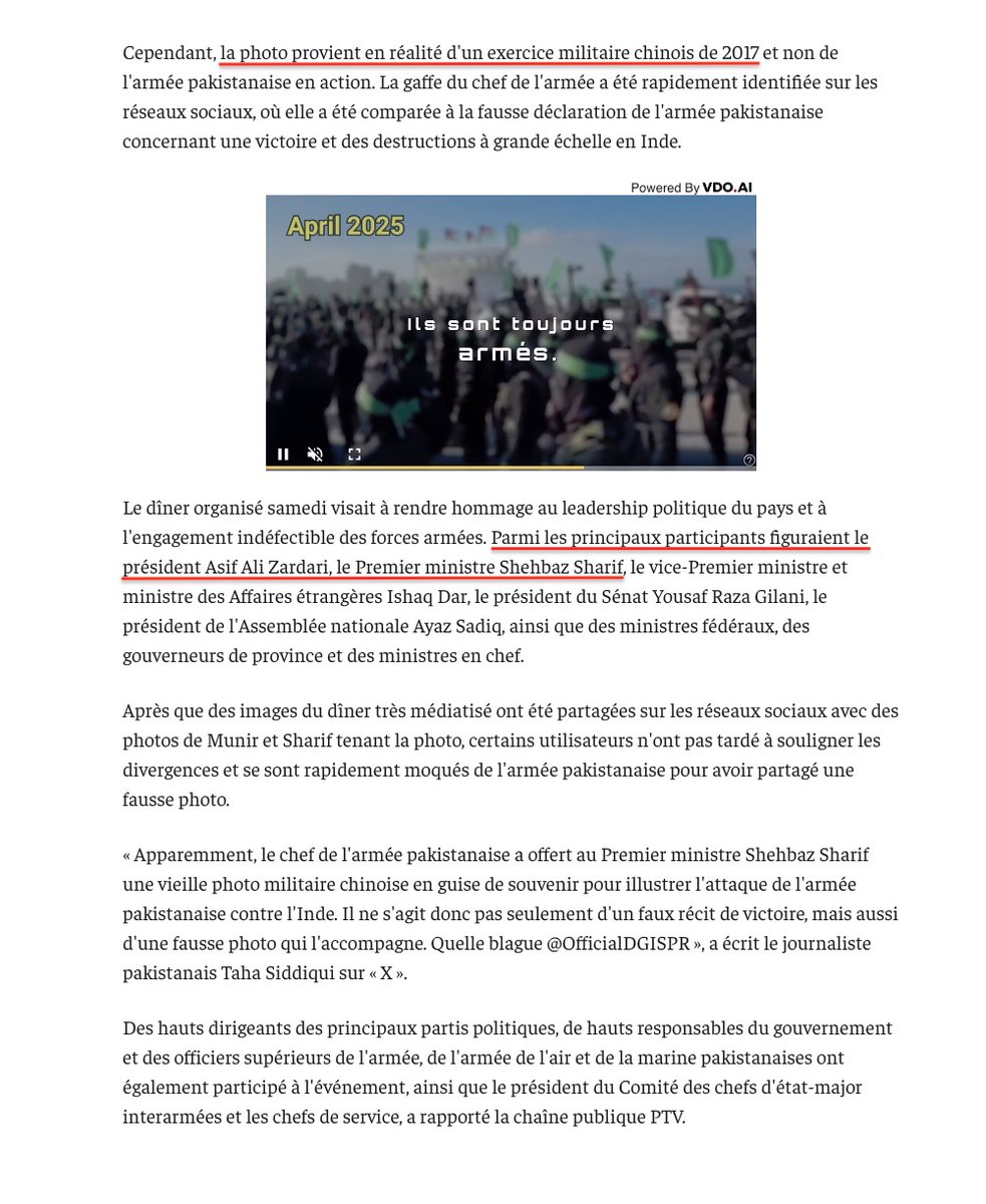 denisedetralala's tweet photo. #IndePakistan « Le #Pakistan a élaboré un faux récit de #victoire chez lui, il n'est donc pas surprenant qu'il utilise une fausse photo pour l'accompagner » commente le journaliste pakistanais @TahaSSiddiqui qui a découvert la supercherie suivante 😳⬇️ https://t.co/Dfg4KWIT42 https://t.co/efgVif0WYE
