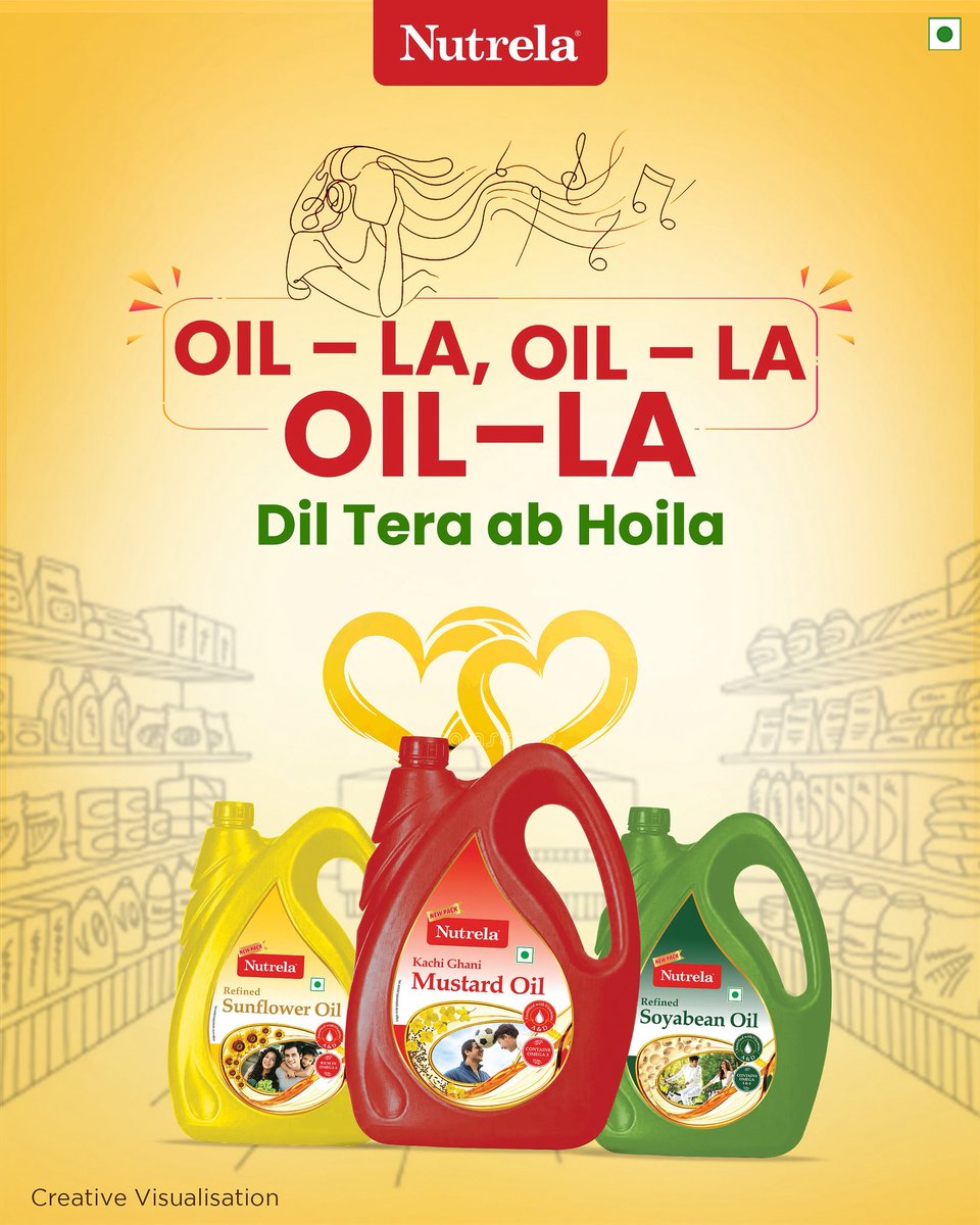 MyNutrela's tweet photo. Jab baat ho quality aur taste ki, toh sirf choose karo Nutrela Oil.
#NutrelaMustardOil #Nutrela #NutrelaGoodness #StayHealthy #NutrelaKhateHain #NutrelaForyou #NutrelaNourishment #NutrelaOil #HealthyCookingOil #SoyabeanOil #LightAndHealthy #CookBetterEveryday https://t.co/VzqMXiYNVs