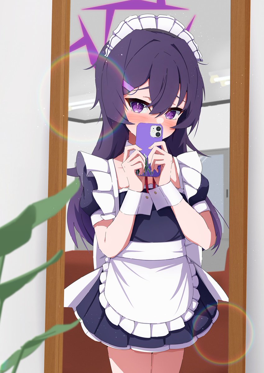 relief_07's tweet image. ブルアカ
伊草ハルカ(メイド)