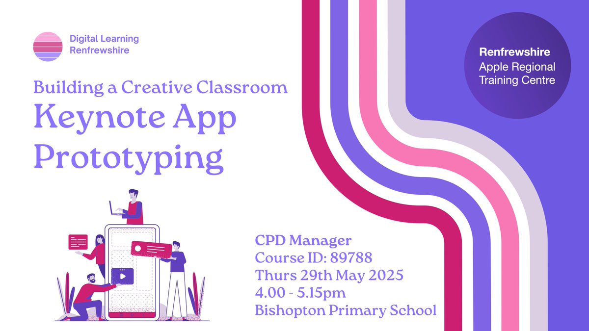 RenfrewshireRTC (@renfrewshirertc) on Twitter photo It's been a busy few weeks here but we are gearing up for our final #AppleRTC workshop of the 2024-2025 session! Can't wait to have a look at creating app prototypes in #Keynote! It's been a busy few weeks here but we are gearing up for our final #AppleRTC workshop of the 2024-2025 session! Can't wait to have a look at creating app prototypes in #Keynote!